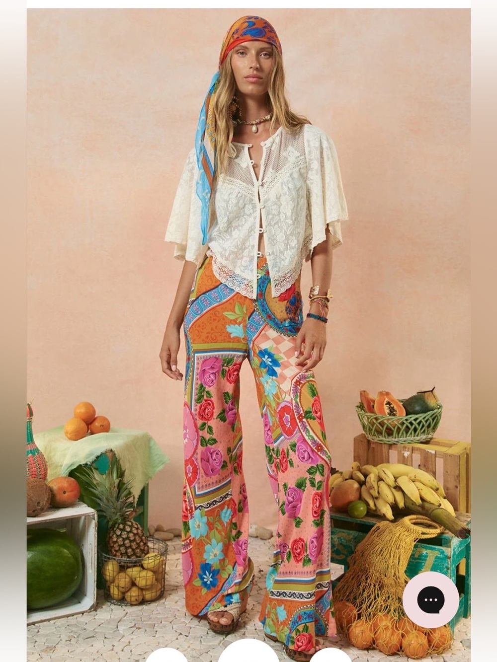 NWT Spell Aphrodite Bias Pant- Rose 🌿